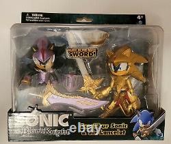 Sonic Et Le Chevalier Noir Excalibur Sonic & Sir Lancelot 2pack Extrêmement Rare
