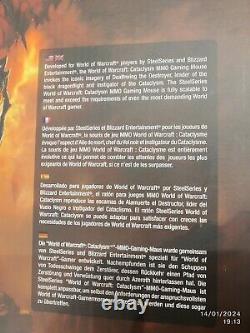 Souris de jeu MMO SteelSeries World of Warcraft Cataclysm extrêmement rare