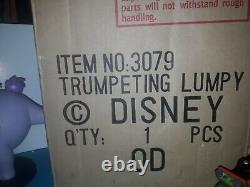 Statue Trumpetant Lumpy (Winnie l'ourson) Disney Extrêmement Rare