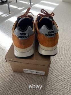 Stone Island New Balance M577 Baskets Orange 2013 Royaume-Uni 8 1/2 Occasion Extrêmement Rare