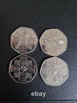 Super Extrêmement Rare Pièce de 50p du Roi Charles Nouvelle Pièce de Couronnement