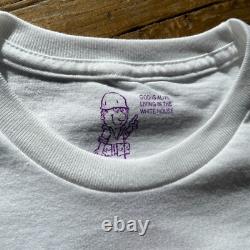 T-shirt blanc FUCT Helter Skelter de 2008 extrêmement rare et vintage