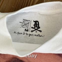 T-shirt blanc à manches longues 'Dissizit' de Paris Hilton vintage extrêmement rare