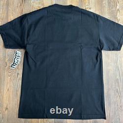 T-shirt pour homme Dissizit Cash From Chaos noir vintage extrêmement rare de 2008