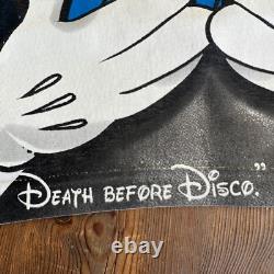 T-shirt vintage extrêmement rare de Jennifer Aniston Dissizit 'Death Before Disco'