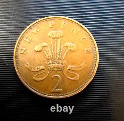 TRÈS RARE ET PRÉCIEUX ! 2p 1971 Pièce de 2p New Pence. OBJET DE COLLECTION