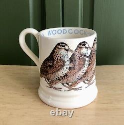 Tasse à moitié de 1/2 de Emma Bridgewater - Oiseau Bécasse Extrêmement Rare