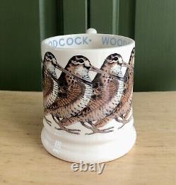 Tasse à moitié de 1/2 de Emma Bridgewater - Oiseau Bécasse Extrêmement Rare