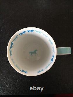 Tasse en porcelaine Hermès Cavalvolor Clou toute neuve et extrêmement rare (design de cheval)