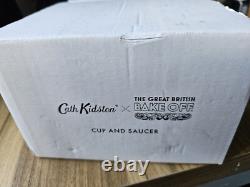 Tasse et soucoupe Ditsy Cath Kidston GBBO Showstopper extrêmement rare NEUF