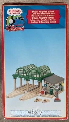 Thomas et ses amis Wooden Railway Knapford Station, neuf dans sa boîte, extrêmement rare