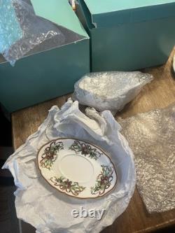 Tiffany & Co Soucoupe à Sauce de Guirlande de Fête Extrêmement Rares Nouveaux Stocks Anciens