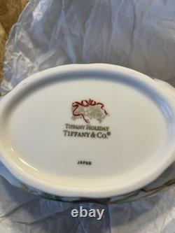 Tiffany & Co Soucoupe à Sauce de Guirlande de Fête Extrêmement Rares Nouveaux Stocks Anciens