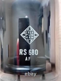 Tube tétrode RF militaire Telefunken RS 680 authentique extrêmement rare. NEUVE.