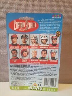 Une Figurine Astronaute Vintage 1994 Captain Scarlet 3,75 Extrêmement Rare sur Carte Neuve