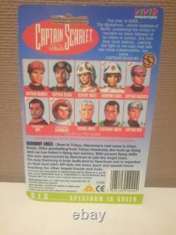 Une carte Captain Scarlet de la série Harmony Angel, extrêmement rare, de 1994, neuve sous blister scellé
