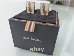 VINTAGE ? PAUL SMITH Boutons de manchette à motif de femme nue NEUFS AVEC ÉTIQUETTES EXTRÊMEMENT RARES