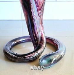 Vase en verre soufflé à la main démoniaque / 1 sur 1 / Extrêmement rare / Neuf / Livraison gratuite