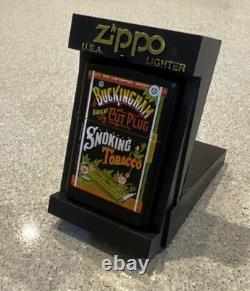 Véritable briquet ZIPPO neuf de marque de 1999, extrêmement rare, Bright Cut Plug BUCKINGHAM