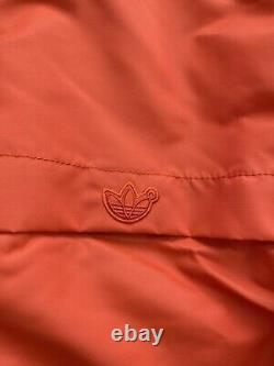 Veste bomber Adidas Orange/Bleu Taille L BNWT Extrêmement Rare