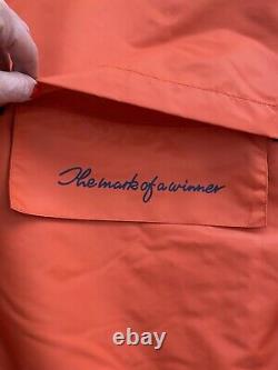 Veste bomber Adidas Orange/Bleu Taille L BNWT Extrêmement Rare