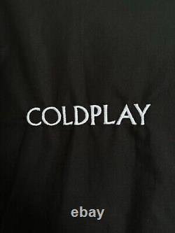 Veste de pluie Coldplay extrêmement rare Small Black Music of the Spheres merch