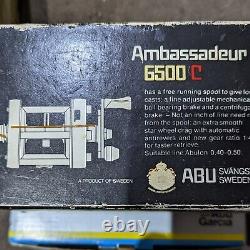 Vintage Abu Suède Ambassadeur 6500c Extrêmement Rare 740902
