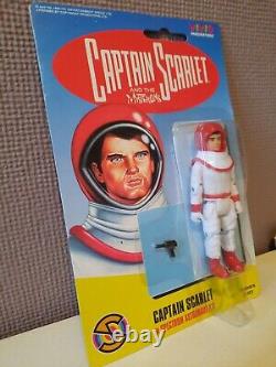 Vintage Extrêmement Rare Nouveau 1994 Captain Scarlet Astronaute Figure Scellée