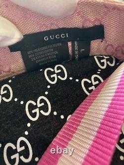 Vintage Gucci Sherry Soleil Visière/cap Avec Des Étiquettes Jamais Essayé Sur Rose Extrêmement Rare
