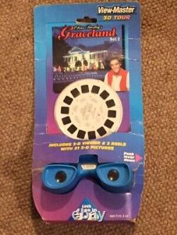 Visite 3D extrêmement rare de Graceland avec View-Master Elvis NEUF & EMBALLÉ