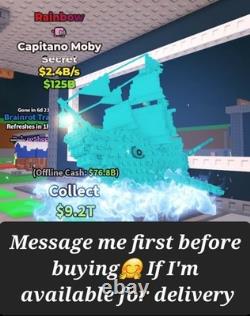 Voler un cerveau pourrissant - Capitano Moby/Secret/Roblox Vérifiez la photo