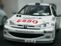 WOW EXTREMEMENT RARE Peugeot 206 WRC 99 Test Gronholm Corsica 1999 143 Vitesse-AA