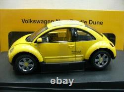 WOW EXTREMEMENT RARE Volkswagen New Beetle VR5 Dune 2001 Jaune 118 Auto Art-VR6