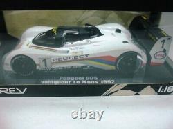 WOW Extrêmement Rare Peugeot 905 Evo LM #1 Vainqueur Le Mans 1992 118 Norev-Spark/GT