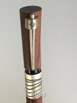 Waterman Extrêmement Rare Sérénité Cocobolo Fountain Pen 18ct Plume D’or