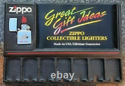 Zippo, Support D'affichage 8 Lumières (extrêmement Rare)