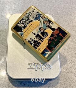 Zippo authentique neuf de 1998, extrêmement rare, Beatles Anthology, boîtier en laiton