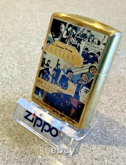 Zippo authentique neuf de 1998, extrêmement rare, Beatles Anthology, boîtier en laiton