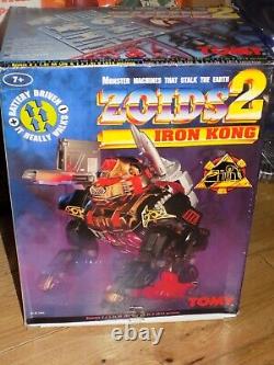 Zoids 2 Iron Kong Jouet Vintage Extrêmement Rare Complet NEUF JAMAIS UTILISÉ